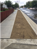 740 E Valley new sidewalk and median area