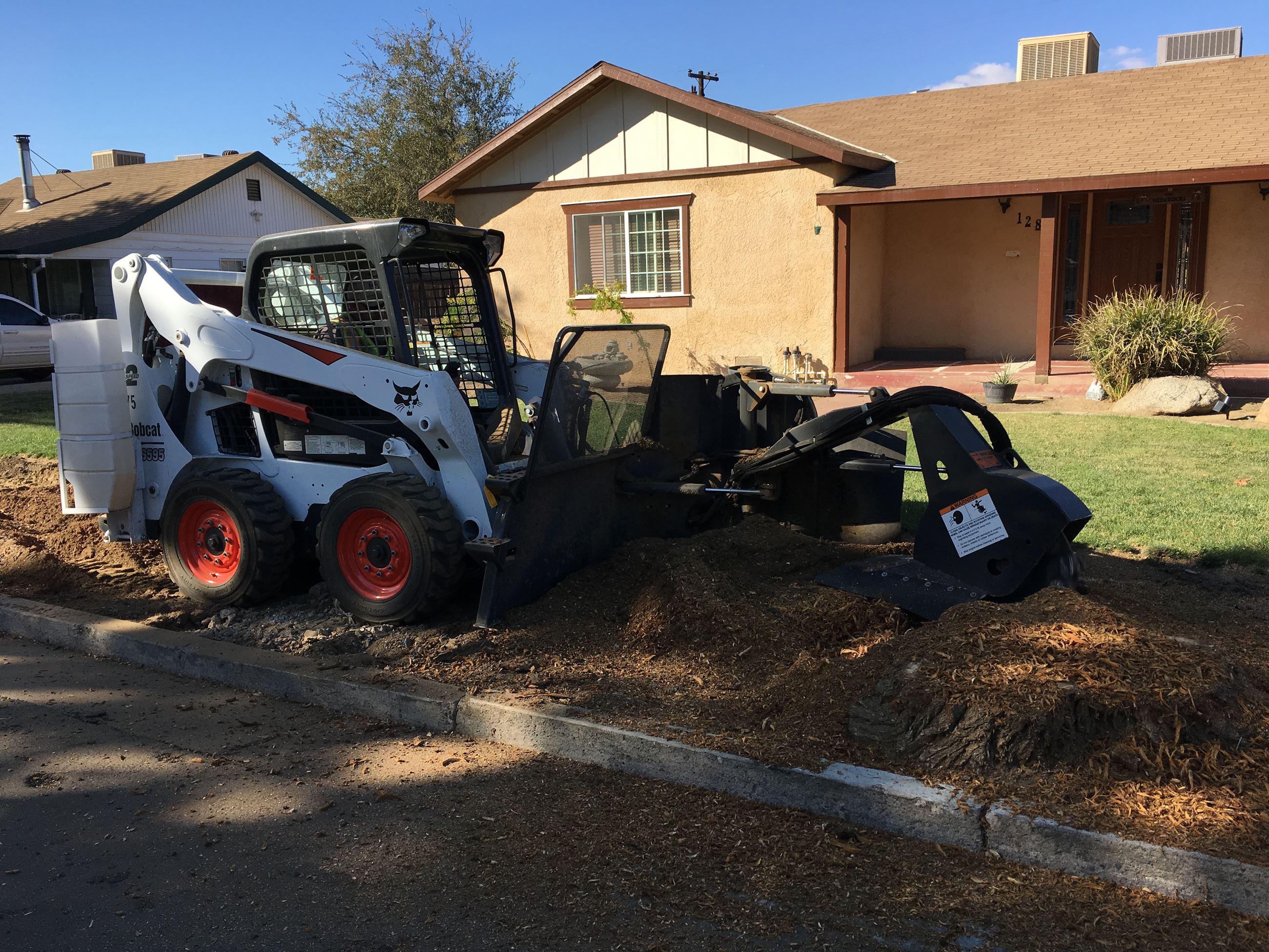 129 College stump grinding